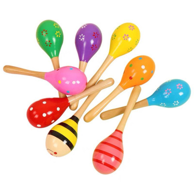 Đồ Chơi Sơ Sinh Xúc Xắc Chùy Bằng Gỗ Loại Siêu To Cho Trẻ Cầm Nắm Và Phát Triển Khả Năng Nhận Thức Âm Thanh