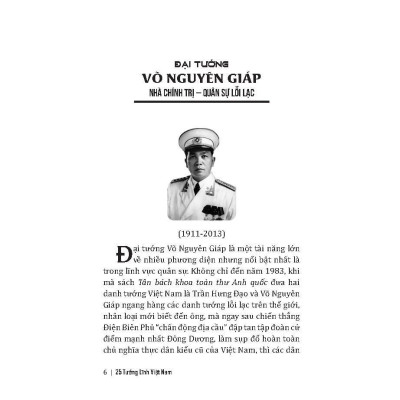 Sách - 25 Tướng Lĩnh Việt Nam - Bìa Mềm - Minh Thắng