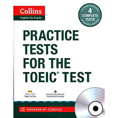 Sách - Collins English For Exams Practice Test For The TOEIC Test (Kèm CD) - Nhân Trí Việt