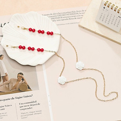 Dây đeo kính dây buộc khẩu trang chống mất hoa hồng dây đeo airpod sành điệu trẻ trung fashion hot trend top thịnh hành