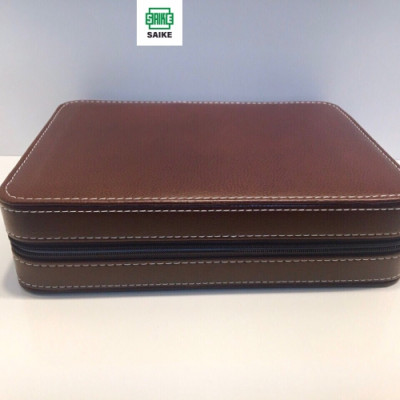 Hộp Đựng Đồng Hồ 8 Ngăn SAIKE SAIKE S868 Vỏ Da Nhỏ Nhẹ Có Khóa Kéo