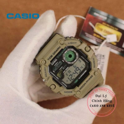 Đồng hồ điện tử nam Casio WS-1700H-5AVDF dây nhựa