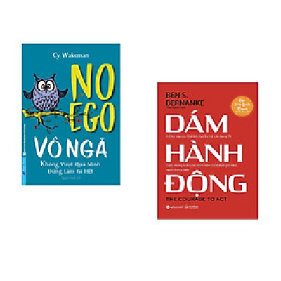 Combo 2 cuốn sách: VÔ NGÃ - không vượt qua mình đừng làm gì hết + Dám hành động