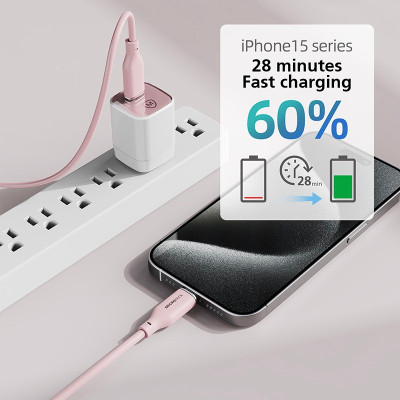 Cáp Sạc MicroPack POWER LINK C1 MC-C60 USB-C to C 60W Soft Silicone 120cm Nhiều Màu Sắc Lựa Chọn Hàng Chính Hãng