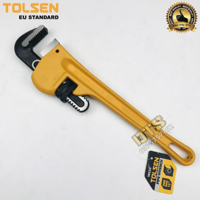 Mỏ lết răng, kìm nước TOLSEN 12 inch/ 300mm - Tiêu chuẩn xuất khẩu Châu Âu