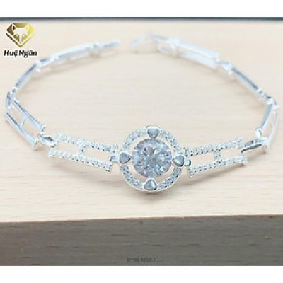 Lắc tay bạc 925 Huệ Ngân - Vòng tròn tình yêu RYB140107