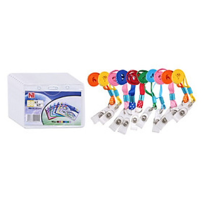 Lốc 10 Bộ Bảng Tên Dây Lụa Chấm Bi Dẻo - Uyên Loan