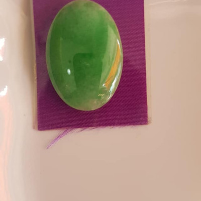 Mặt Lắc Tay Oval Xanh ngọc lớn vừa Dài 34mm x ngang 24mm x dầy 3mm Chất liệu đá ngọc cẩm thạch xanh ngọc bóng tự nhiên đẹp Nữ lên lắc tay vàng đeo đẹp sang lắm món quà tặng Mẹ, tặng vợ người thân yêu ý nghĩa ạ