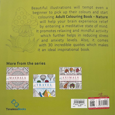 Nature - Colouring Book For Adults