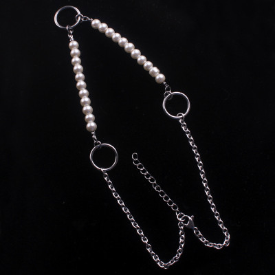 Dây chuyền vòng cổ mix ngọc trai titan độc lạ mắt