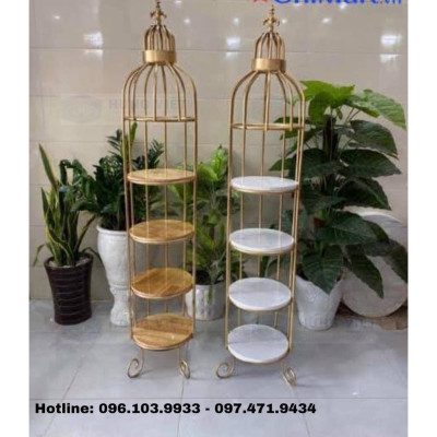 Kệ Decor Lồng Chim Sang Chảnh 1m60x40 SALE