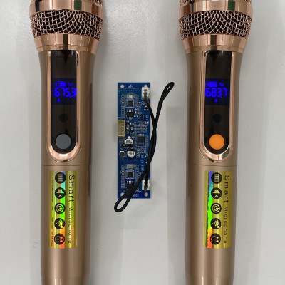 Micro cao cấp kèm bo tần số - dùng cho loa kéo - Hàng chính Hãng