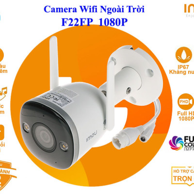 CAMERA WIFI IMOU NGOÀI TRỜI F22FP 1080P FULL COLOR BAN ĐÊM CÓ MÀU - HÀNG CHÍNH HÃNG