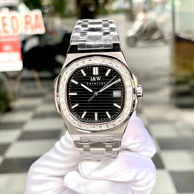 Đồng Hồ Nam I&W Carnival 721G1 Chính Hãng Full Box Chống Nước Kính Chống Xước Dây Thép Cao Cấp BH 60T (Máy Cơ Tự Động)