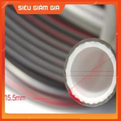 Bộ dây vòi xịt nước rửa xe, tưới cây . tăng áp 3 lần, loại 20m 206701-2 đầu đồng,cút,nối đen + tặng mở chai