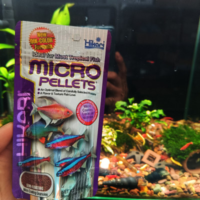 Thức ăn Hikari Tropical Micro Pellets dành cho cá thủy sinh nhỏ- cám hikari tăng màu cho cá nhỏ-cá nhiệt đới - shopleo