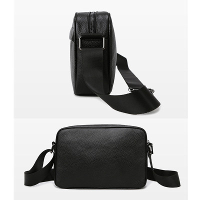 Túi đeo chéo nam DA BÒ THẬT - BEE GEE DCN9427