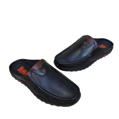 Dép Bít Mũi Nam Da Bò Thật TiTi ĐÔ Cao Cấp GSB20132d