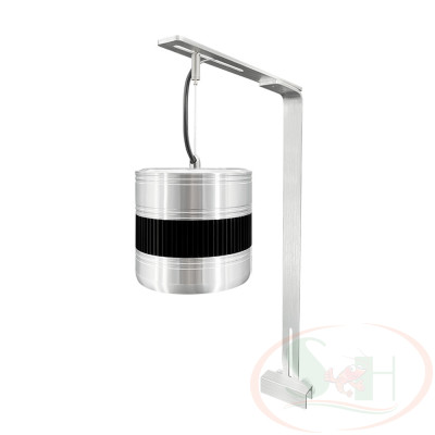 Giá chân treo đèn OEM chữ L dẹp hợp kim nhôm kẹp thành hồ bể cá tép thủy sinh
