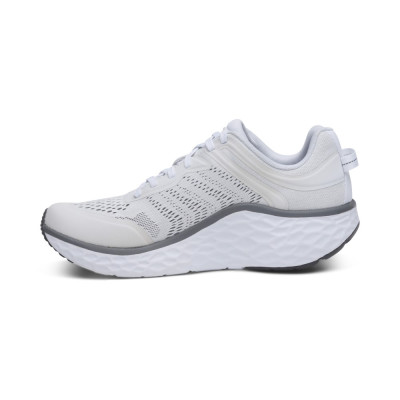 Giày sneaker sức khỏe nam Aetrex Chase White - Giày thể thao nam hỗ trợ nâng vòm chân, nhẹ êm