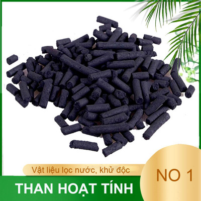 Than hoạt tính lọc nước 5KG cao cấp, lọc nước bể cá, nước sinh hoạt, giếng, công nghiệp, hồ thủy sinh, xử lý khí thải, khử độc, khử mùi ... 