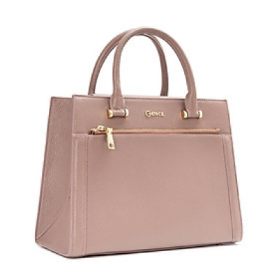 Túi xách nữ công sở Gence da bò Mill TX17 Brownrose