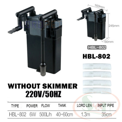 Lọc treo Sunsun HBL 801, 802, 803 hang on filter lọc bể cá tép thủy sinh