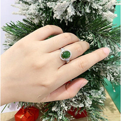 Nhẫn Ngọc Bích Canada thiên nhiên - MOON Jewelry