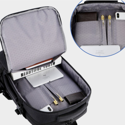 Balo du lịch tích hợp công nghệ cao cấp phong cách mới 15,6"