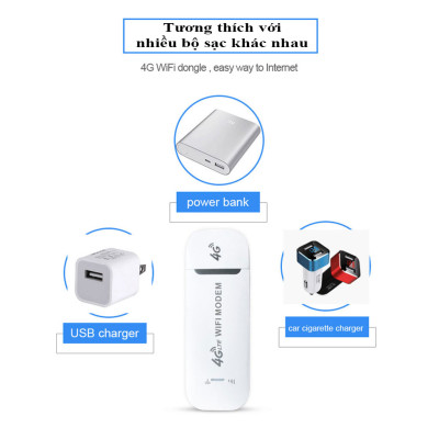 Usb phát sóng wifi từ sim 4G USB Modem, Bộ phát Wifi từ Sim 4G, Dcom phát wifi tốc độ cao,  phủ sóng rộng - Hàng chính hãng / Hàng nhập khẩu
