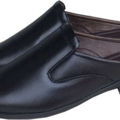 Giày sục nam da bò mũi nhọn Trường Hải đế cao 3.5cm phong cách lịch sự BM0455