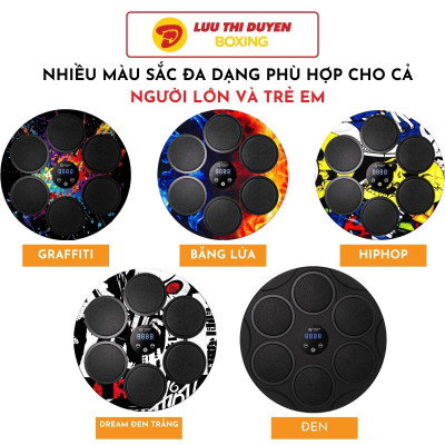 Máy đấm bốc âm nhạc - Lừu Thị Duyên Boxing - Phiên bản 6 điểm đấm - Kết nối bluetooth phát nhạc