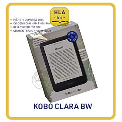 Máy đọc sách Kobo Clara (Clara Colour, Clara BW, Clara 2e, Clara HD) - 6inch, 16gb - Hàng Chính Hãng