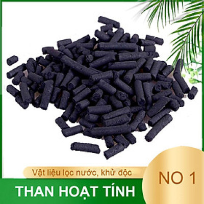 Than hoạt tính lọc nước 4KG cao cấp, lọc nước bể cá, nước sinh hoạt, giếng, công nghiệp, hồ thủy sinh, xử lý khí thải, khử độc, khử mùi ... 