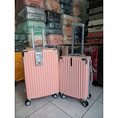 Bộ 2 cái Vali kéo du lịch gia đình Tundo nhựa ốp góc chống va đập size 20 và 24 đủ màu lựa chọn