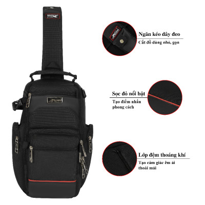 Túi đeo chéo Xbags Apex Xb 9103 - Thiết kế đa năng, cá tính, thời trang
