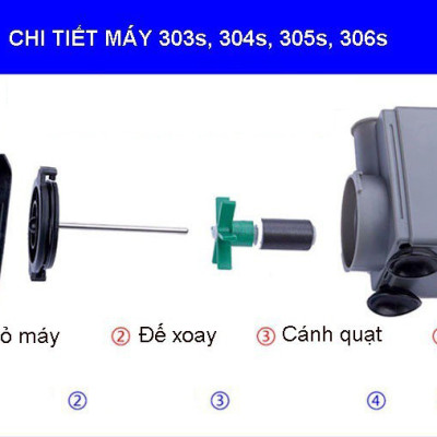 Máy bơm nước Atman AT 305S 13W 1200L/Hr cho hồ cá cảnh mini siêu bền, Bảo hành uy tín