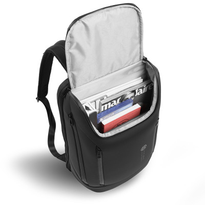 Balo laptop 15” KINGBAG ZELOS thời trang, tích hợp cổng USB đa dụng, vải trượt nước, màu đen - Hàng chính hãng