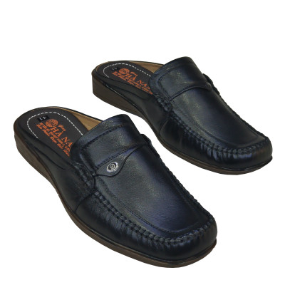 Dép Bít Mũi Nam HÀ NAM Da Bò Thật Cao Cấp GSB2079