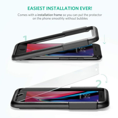 Ugreen UG60372SP113TK iPhone 7 - 8 màu trắng 2 miếng dán kính cường lực bảo vệ chống trầy xướt - HÀNG CHÍNH HÃNG