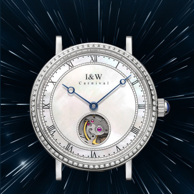 Đồng hồ nữ chính hãng IW CARNIVAL IW626G-2 Kính sapphire ,chống xước ,Chống nước 30m ,Bh 24 tháng,Máy cơ (Automatic),dây da cao cấp