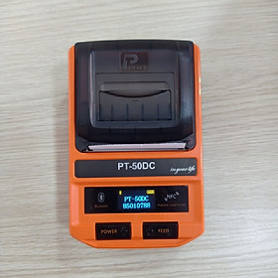 Máy in hóa đơn, in tem nhiệt không dây Bluetooth di động Puty PT-50DC ( Hàng nhập khẩu)