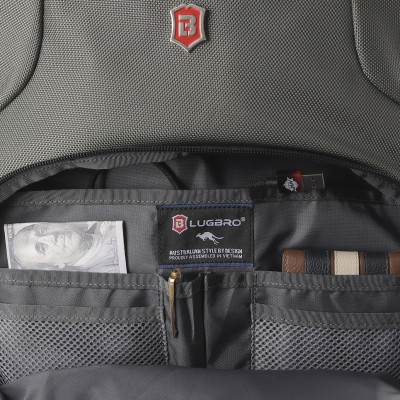 Ba lô LUGBRO  BUSINESS i17 (Xanh Navy)