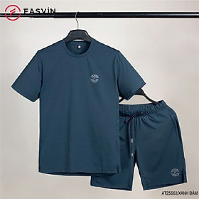 Bộ Quần Áo Thể Thao Nam FASVIN AT25663.HN Mềm mại co giãn thoáng mát