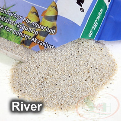 Cát JBL Sansibar Dark, River, White, Red Orange trải nền bể cá tép thủy sinh