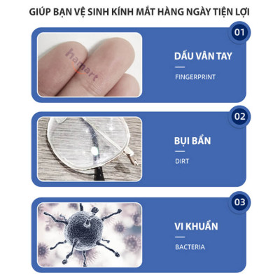 100 Miếng Giấy Lau Kính Cận Dùng 1 Lần Melly Khăn Lau Kính Mắt Khử Khuẩn Đa Năng Chống Hơi Nước