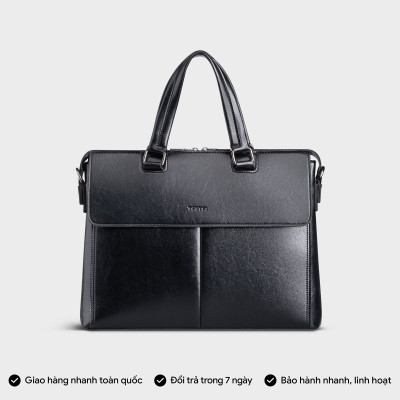 Cặp công sở Trita ( Thời trang nam phối ngăn - Cặp da TCA20 )