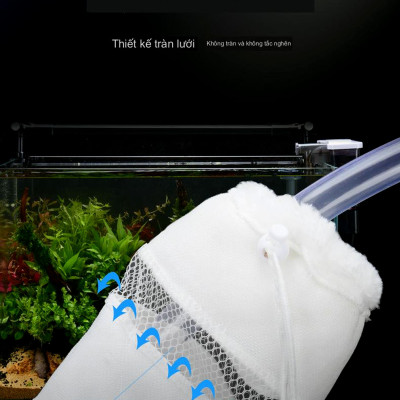 Túi Lọc Bể Cá 2 Lớp Cao Cấp Loại Bỏ Cặn Bẩn, Chống Tràn