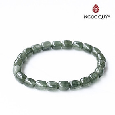 Vòng tay thạch anh tóc xanh mệnh hỏa, mộc - Ngọc Quý Gemstones