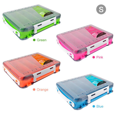 Hộp câu cá hai mặt giúp giữ các phụ kiện câu cá ngăn nắp